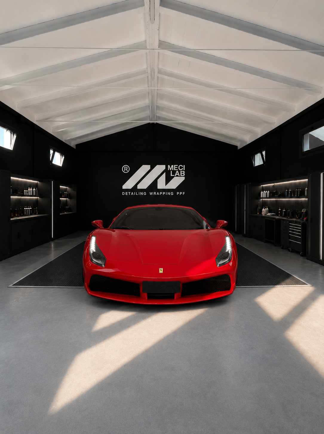 Ferrari 488 GTB lavorata da MECI LAB